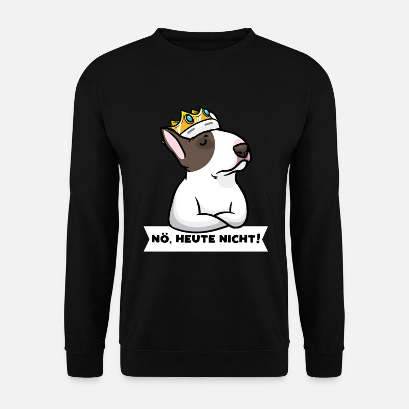 Sturer Miniatur Bullterrier Hund - Unisex Pullover - Schwarz