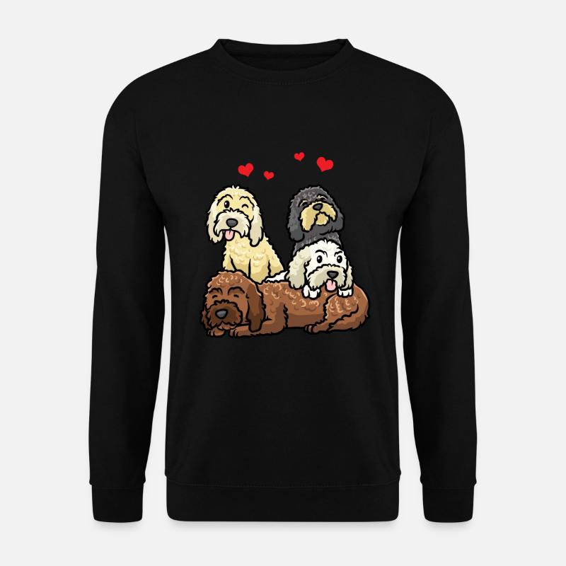 Cockapoo Chien Cockerpoo - Sweat-shirt Unisexe - noir