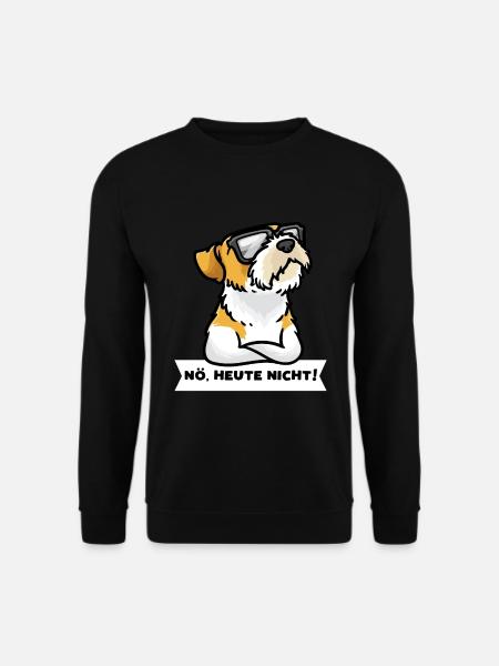 Sturer Kromfohrländer Hund lustig - Unisex Pullover - Schwarz