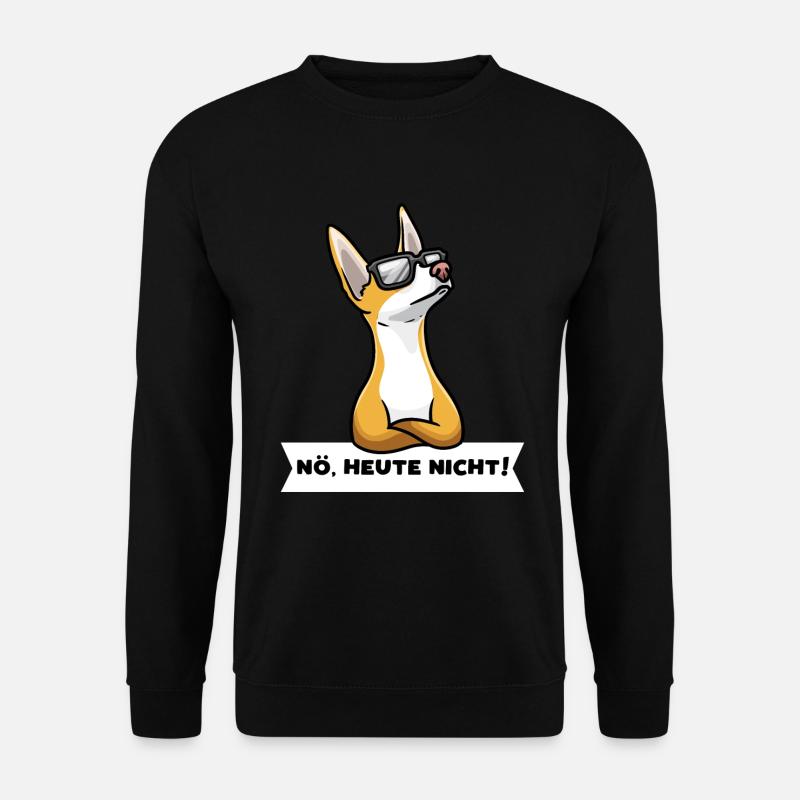 Sturer Podenco Ibicenco Hund lustig Hundefan - Unisex Pullover - Schwarz