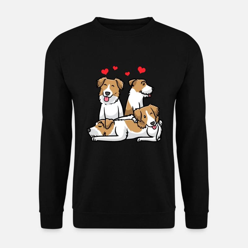 Kromfohrländer Hunde Hundebesitzer - Unisex Pullover - Schwarz
