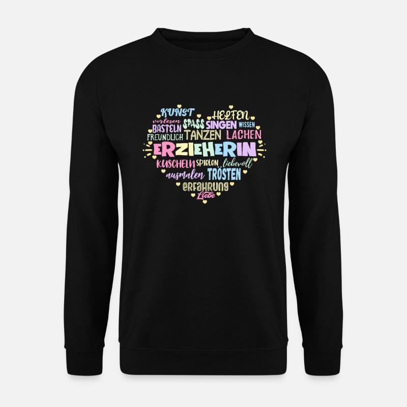 Erzieherin Kindergärtnerin - Unisex Pullover - Schwarz
