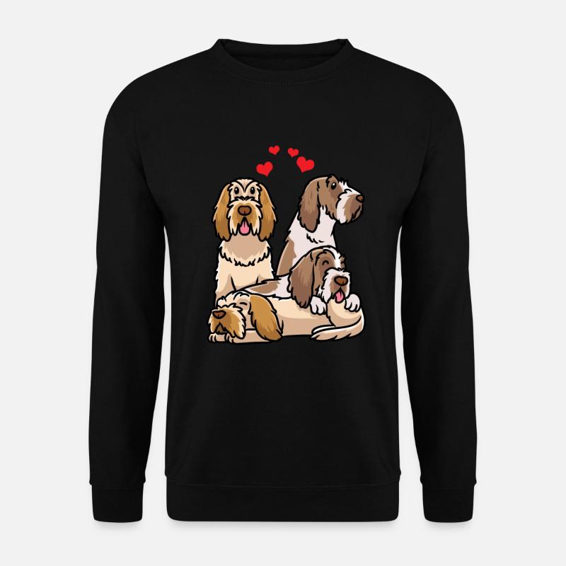 Spinone Italiano Hund - Unisex Pullover - Schwarz