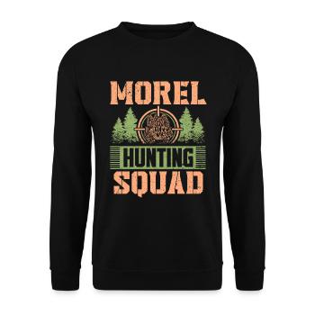 Morilles - Sweat-shirt Unisexe - noir - Devant - Alina (178cm) & Michal (187cm)