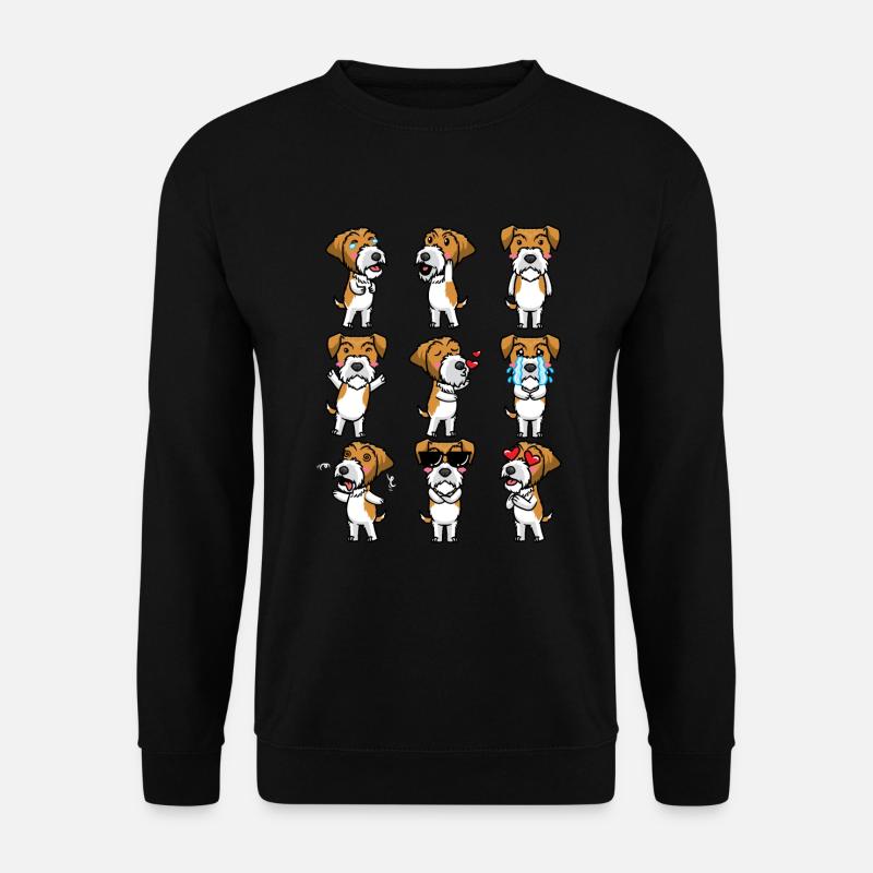 Kromfohrländer Hund Emotionen - Unisex Pullover - Schwarz