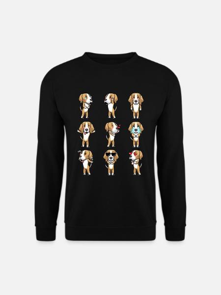 Deutsche Bracke Hund Westfälische Bracke - Unisex Pullover - Schwarz