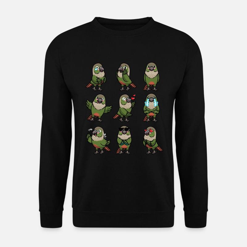 Molinasittich Parakeet Parrot Bird - Unisex Sweatshirt - black