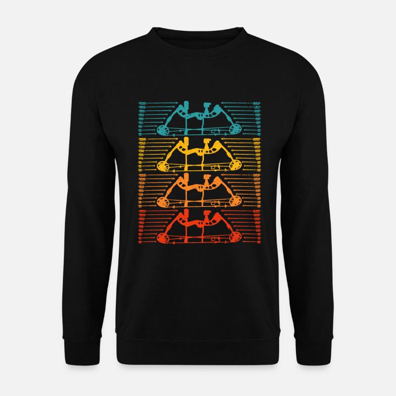 Archery Target Bow And Arrow - Unisex Sweatshirt - black