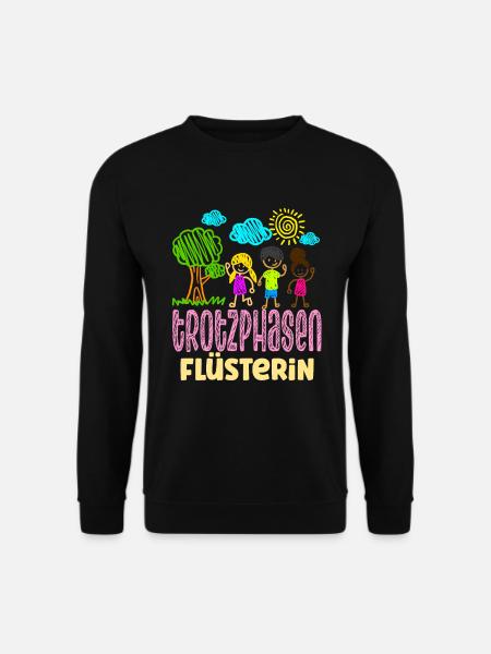 Erzieherin Lustig Kindergärtnerin - Unisex Pullover - Schwarz