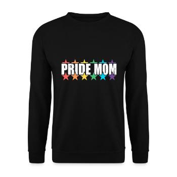 Pride Mom - Communauté du Mois de la Fierté Gaie LGBT - Sweat-shirt Unisexe - noir - Devant - Alina (178cm) & Michal (187cm)