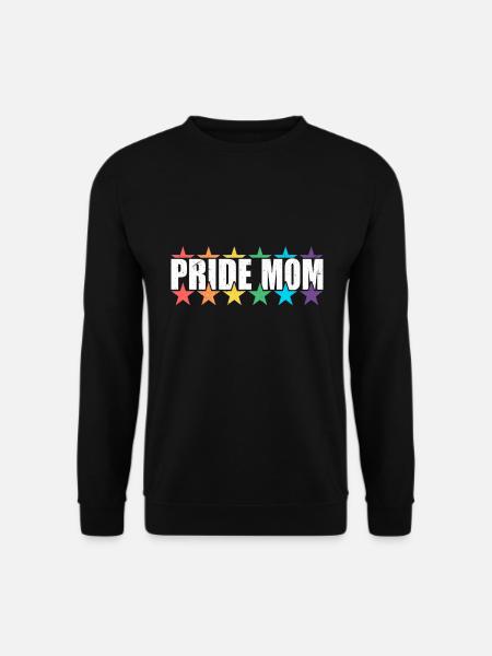Pride Mom - LGBT Gay Pride Month Community - Unisex Sweatshirt - black