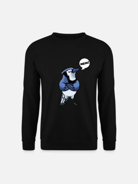 Blue Jay Bird - Unisex Sweatshirt - black