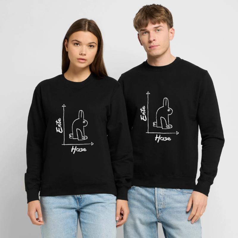 Math Duck Rabbit Mathematics Lessons Fun Unisex Sweatshirt