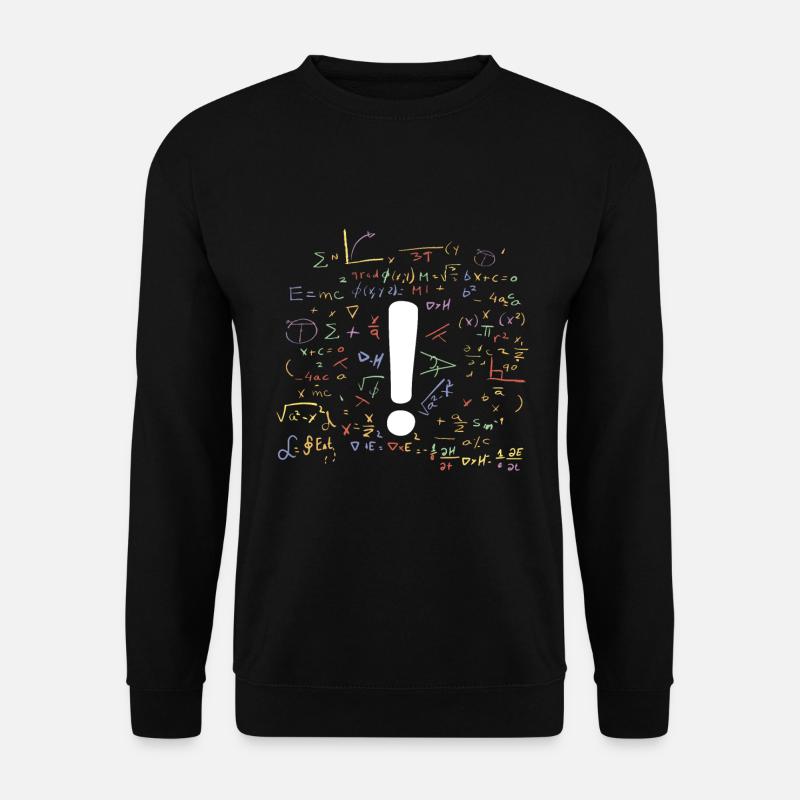 Math Mathematics Teacher Student Nerds - Unisex Sweatshirt - black