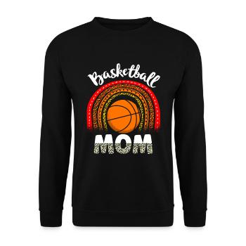 Basketball Maman Joueuse Basketballspieler - Sweat-shirt Unisexe - noir - Devant - Alina (178cm) & Michal (187cm)