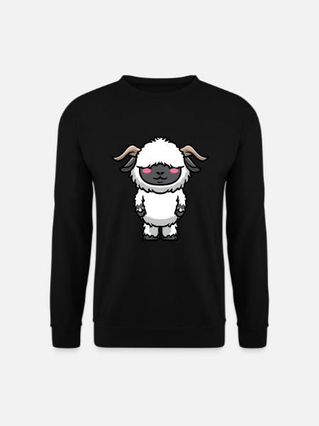 Walliser Schwarznasenschaf Schafe - Unisex Pullover - Schwarz