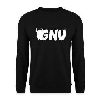 Gnous Antilope Afrique Amoureux des animaux - Sweat-shirt Unisexe - noir - Devant - Alina (178cm) & Michal (187cm)