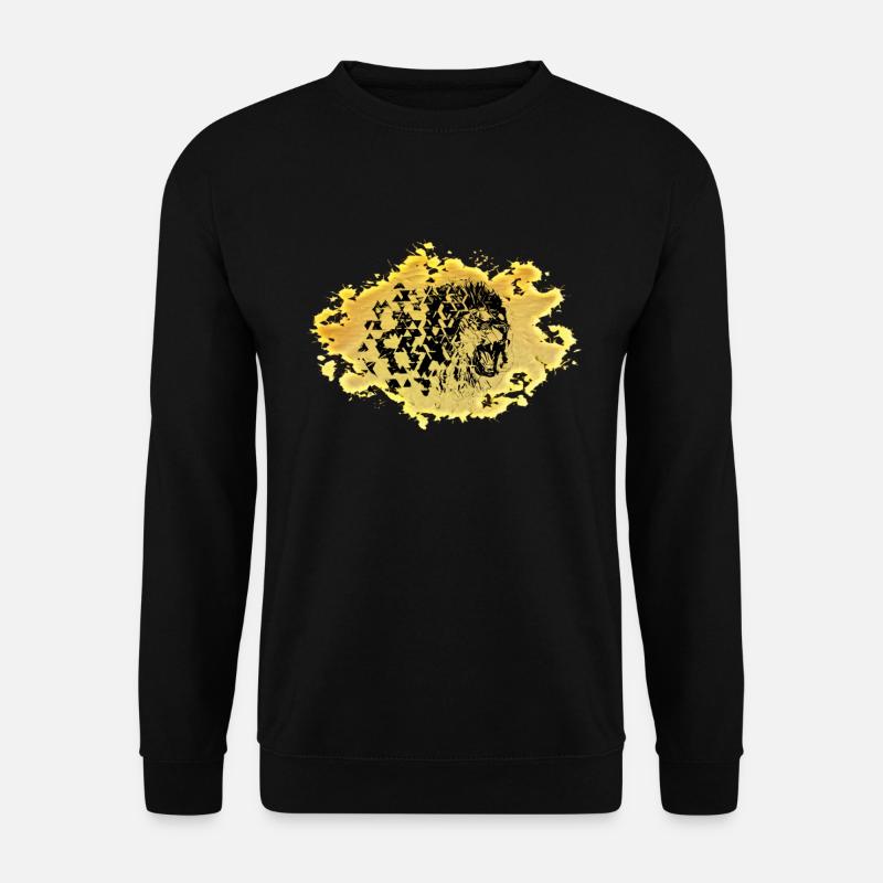 Löwe - Unisex Pullover - Schwarz