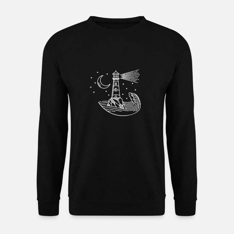 Phare maritime - Sweat-shirt Unisexe - noir