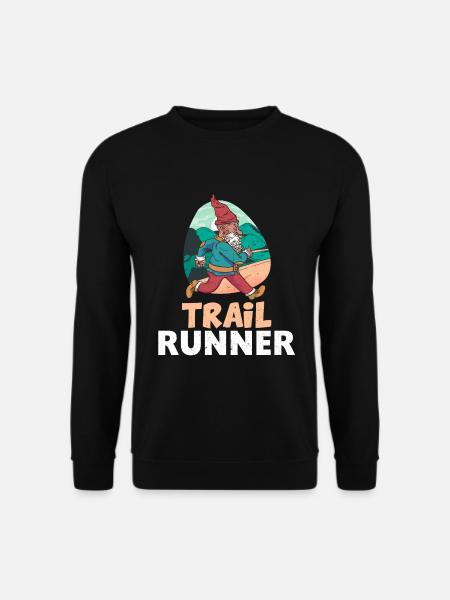 TrailRunning Trailrunner Dwarf Runner Athletes - Unisex Sweatshirt - black