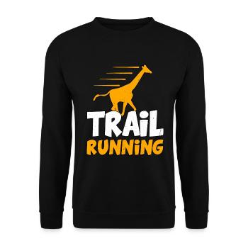 Trail Running Jogging Course Sports de plein air - Sweat-shirt Unisexe - noir - Devant - Alina (178cm) & Michal (187cm)