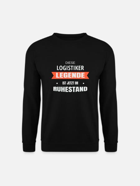 Rente Ruhestand Pension Logistiker - Unisex Pullover - Schwarz