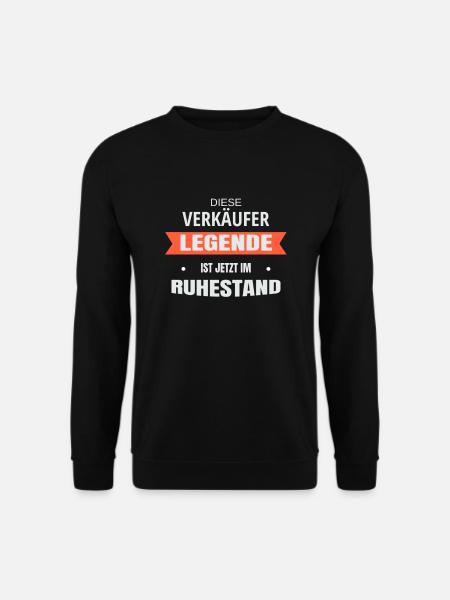 Rente Ruhestand Pension Verkäufer - Unisex Pullover - Schwarz