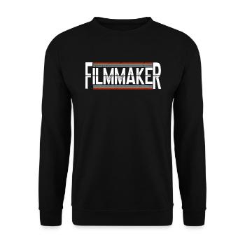Cinéaste Réalisateur Producteur Cinéaste - Sweat-shirt Unisexe - noir - Devant - Alina (178cm) & Michal (187cm)
