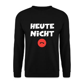 Offline Kein Empfang Signal Internet Verbindung - Unisex Pullover - Schwarz - Vorne - Alina (178cm) & Michal (187cm)