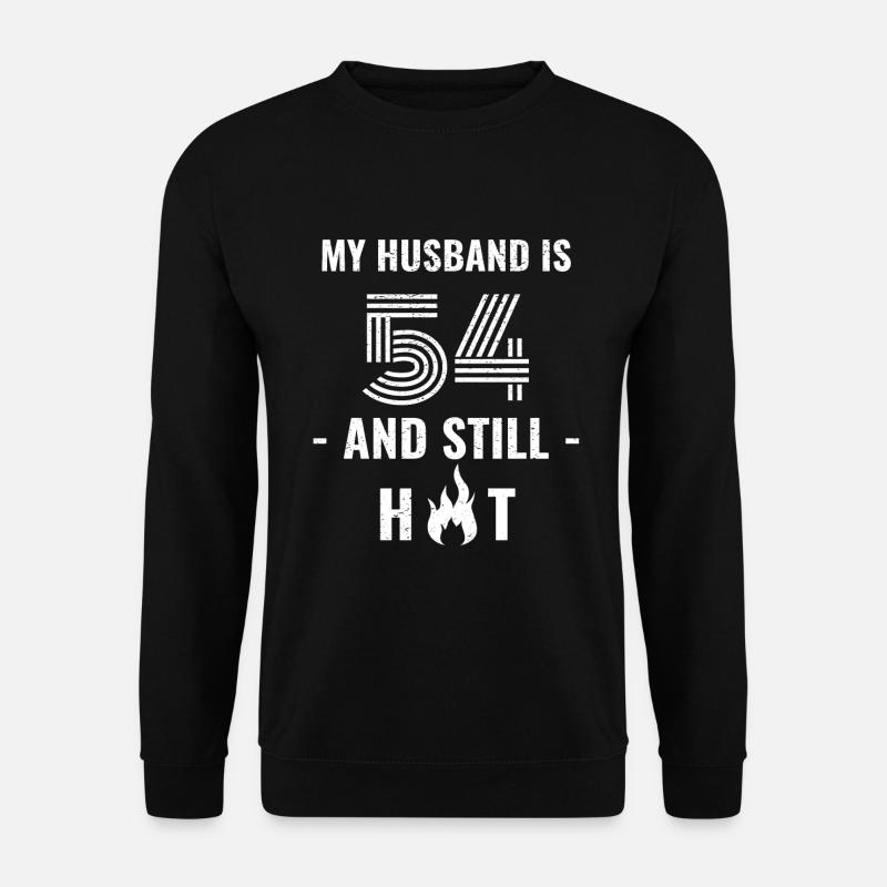 54 years birthday husband - Unisex Sweatshirt - black
