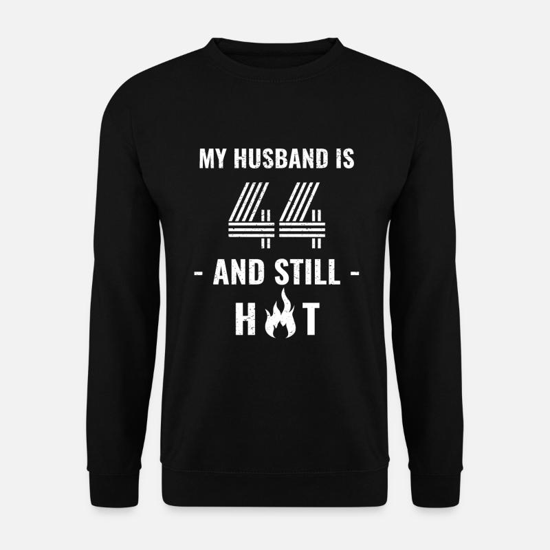 44 years birthday husband - Unisex Sweatshirt - black