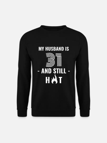 31 years birthday husband - Unisex Sweatshirt - black