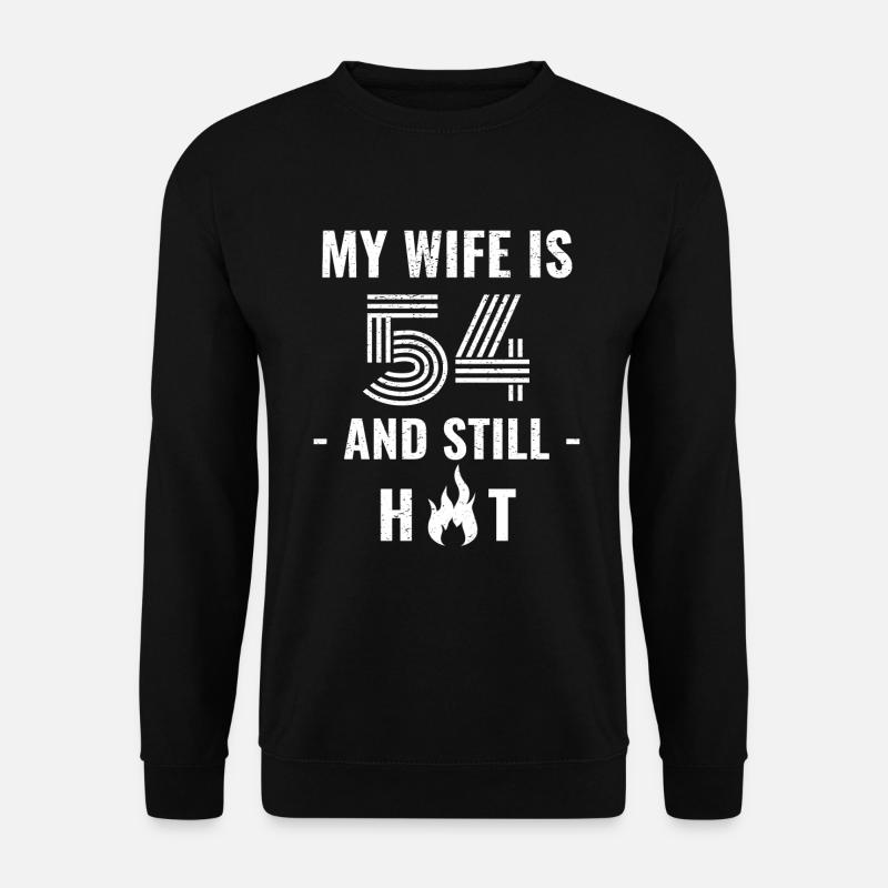 Cadeau d’anniversaire de 54 ans - Sweat-shirt Unisexe - noir