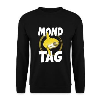 Sunfish Environmental Protection Animal Welfare Ocean Wildlife - Unisex Sweatshirt - black - Front - Alina (178cm) & Michal (187cm)