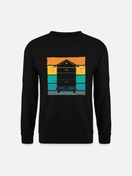 Beekeeper Beehive Retro - Unisex Sweatshirt - black