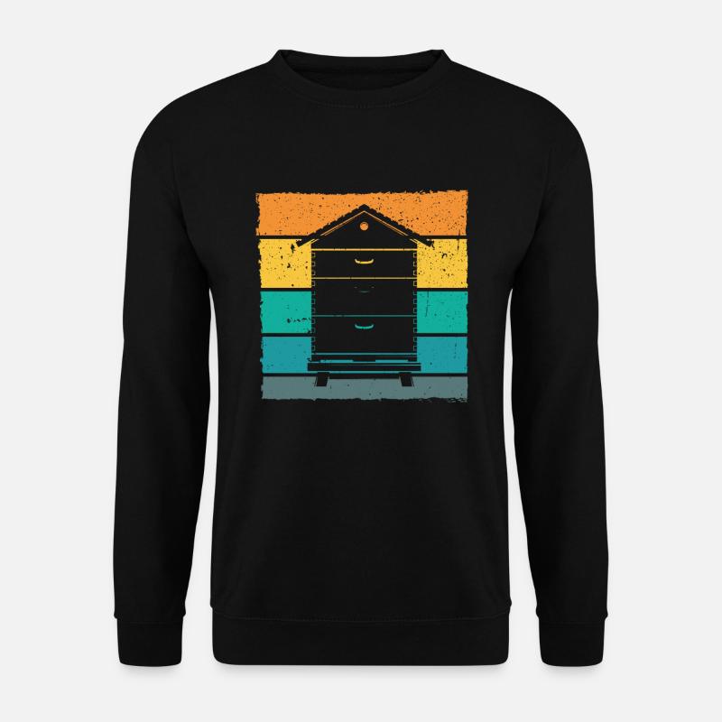 Beekeeper Beehive Retro - Unisex Sweatshirt - black