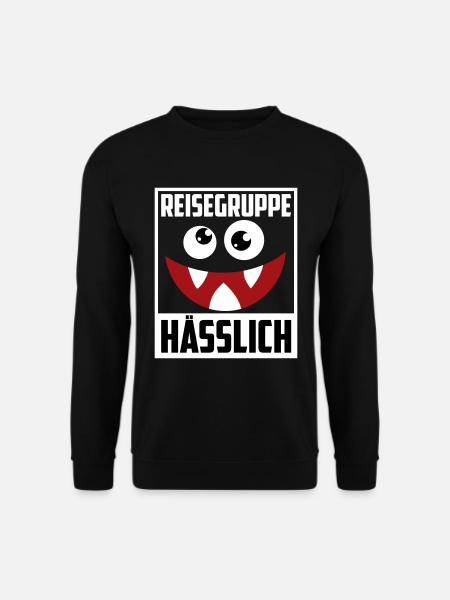 Farben änderbar | Reisegruppe Hässlich - Unisex Pullover - Schwarz