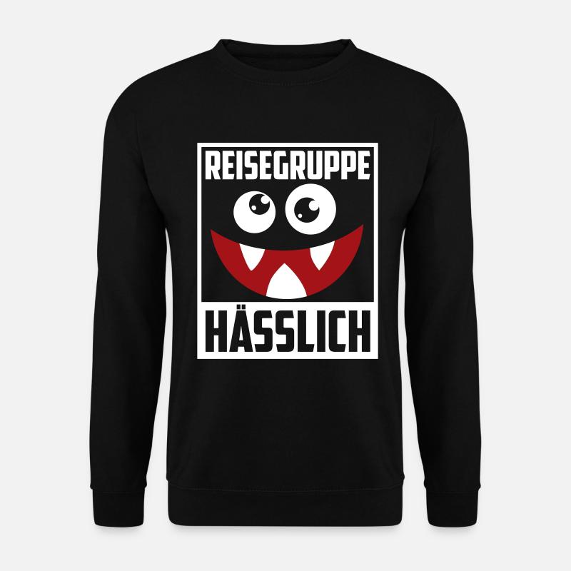 Farben änderbar | Reisegruppe Hässlich - Unisex Pullover - Schwarz