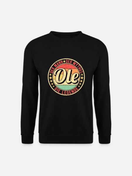 Ole Der Mann Der Mythos Die Legende - Unisex Pullover - Schwarz