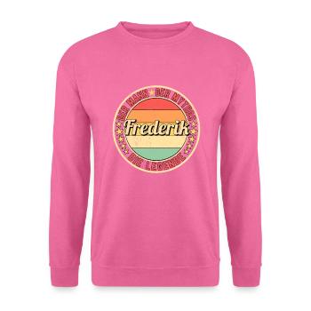 Frederik Der Mann Der Mythos Die Legende - Unisex Pullover - Pink - Vorne