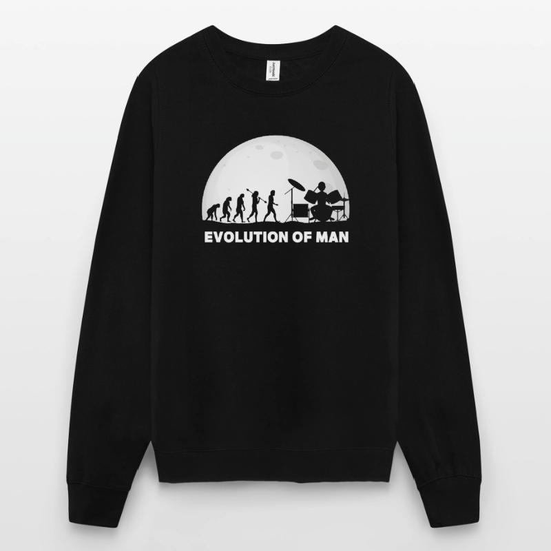 Schlagzeuger Evolution Drummer Unisex Pullover