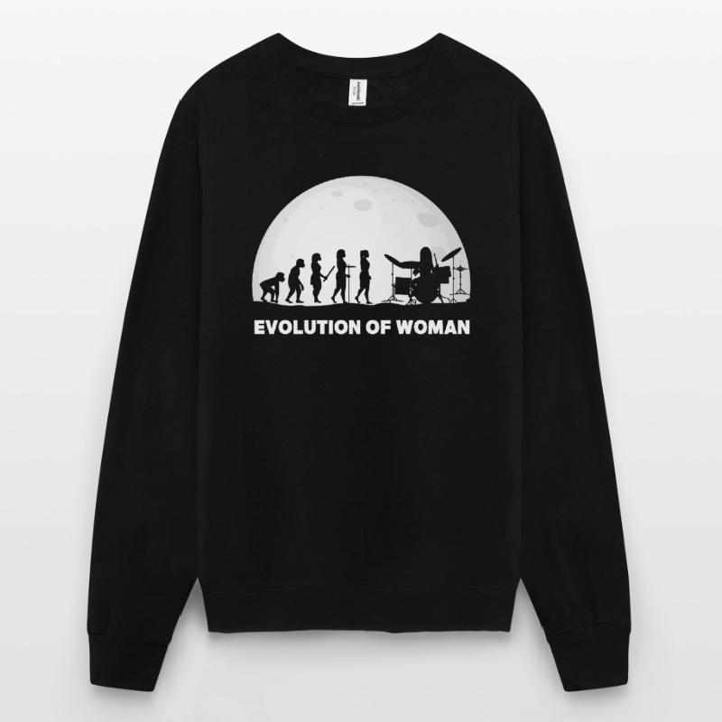 Schlagzeuger Evolution Drummer Unisex Pullover