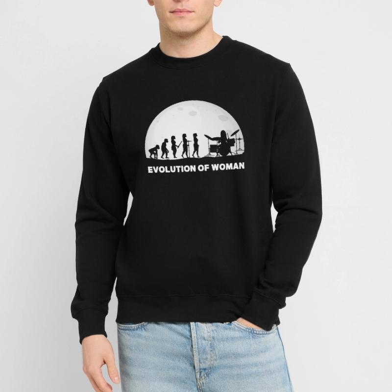 Schlagzeuger Evolution Drummer Unisex Pullover