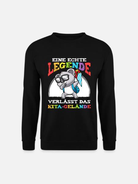 Schulkind Einschulung Koala - Unisex Pullover - Schwarz