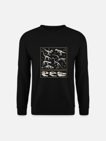 Paleontologist Dinosaurs Paleontology Bones - Unisex Sweatshirt - black