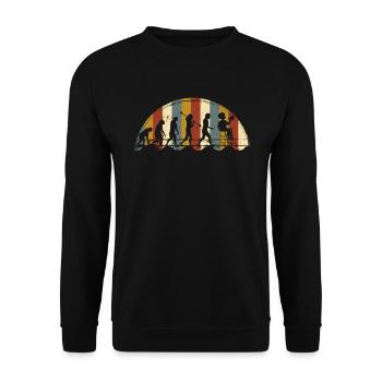 Lifeguard Lifeguard Evolution - Unisex Sweatshirt - black - Front - Alina (178cm) & Michal (187cm)