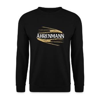 Ährenmann Landwirt Landwirtschaft - Unisex Pullover - Schwarz - Vorne - Alina (178cm) & Michal (187cm)