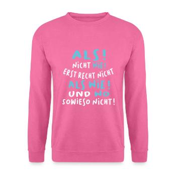 Grammatik Deutsch Lehrer und Lehrerin - Unisex Pullover - Pink - Vorne