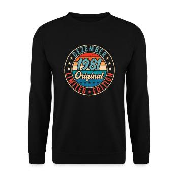 Template Template DE germany - Unisex Sweatshirt - black - Front - Alina (178cm) & Michal (187cm)