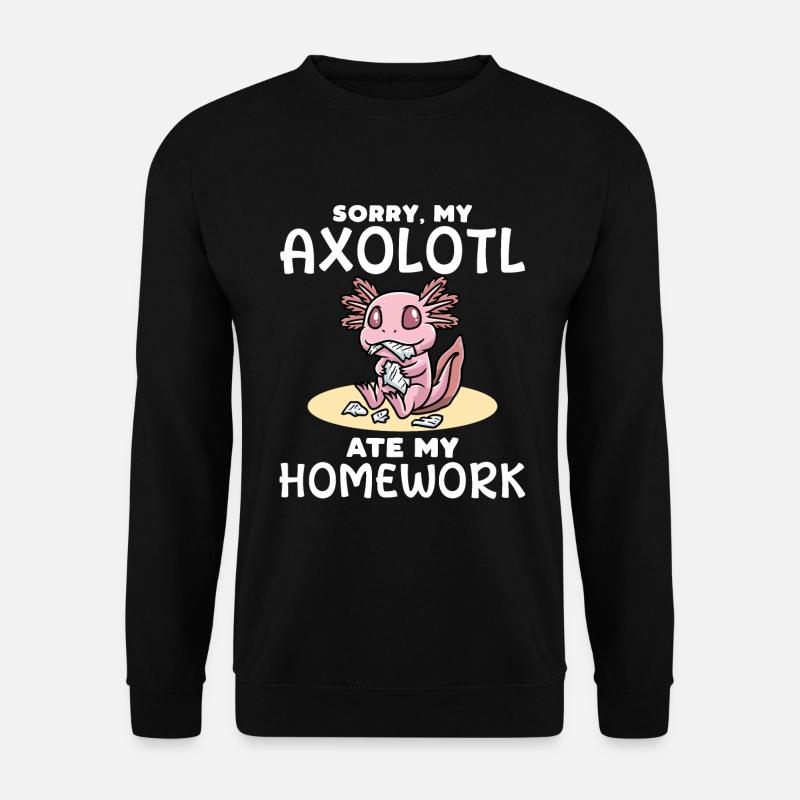 Axolotl - Unisex Pullover - Schwarz